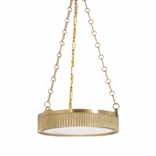 Hudson Valley Orange 516-AGB - 4 LIGHT PENDANT