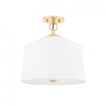 Hudson Valley Orange 5210-AGB - 1 LIGHT SEMI FLUSH MOUNT