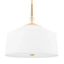 Hudson Valley Orange 5223-AGB - 3 LIGHT PENDANT