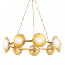 Hudson Valley Orange 5359-AGB - 9 LIGHT CHANDELIER
