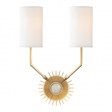 Hudson Valley Orange 5512-AGB - 2 LIGHT WALL SCONCE