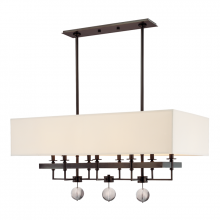 Hudson Valley Orange 5648-OB - 8 LIGHT ISLAND