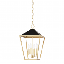 Hudson Valley Orange 5713-GL/BK - 4 LIGHT SMALL PENDANT