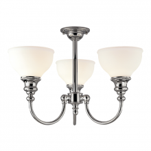 Hudson Valley Orange 5913F-OB - 3 LIGHT SEMI FLUSH