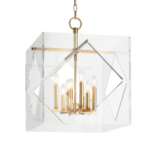 Hudson Valley Orange 5920-AGB - 8 LIGHT PENDANT