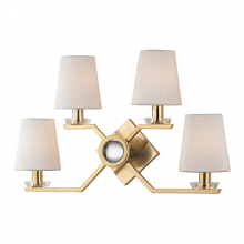 Hudson Valley Orange 5940-AGB - 4 LIGHT WALL SCONCE
