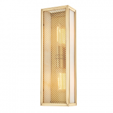 Hudson Valley Orange 6018-AGB - 2 LIGHT WALL SCONCE