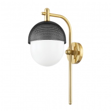Hudson Valley Orange 6100-AGB/BK - 1 LIGHT WALL SCONCE