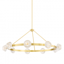 Hudson Valley Orange 6150-AGB - 9 LIGHT CHANDELIER