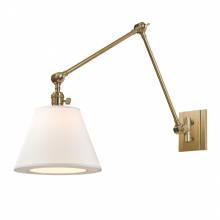 Hudson Valley Orange 6234-AGB - 1 LIGHT SWING ARM WALL SCONCE