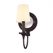 Hudson Valley Orange 631-OB - 1 LIGHT MIRRORED WALL SCONCE