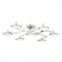 Hudson Valley Orange 6332-PN - 6 LIGHT SEMI FLUSH