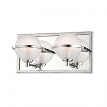 Hudson Valley Orange 6442-PN - 2 LIGHT BATH BRACKET