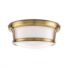 Hudson Valley Orange 6513-AGB - 2 LIGHT FLUSH MOUNT