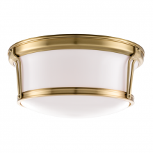 Hudson Valley Orange 6515-AGB - 3 LIGHT FLUSH MOUNT