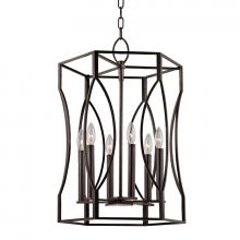 Hudson Valley Orange 6517-OB - 6 LIGHT PENDANT