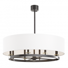 Hudson Valley Orange 6539-AOB - 8 LIGHT ISLAND LIGHT
