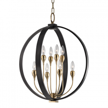 Hudson Valley Orange 6722-AOB - 8 LIGHT CHANDELIER