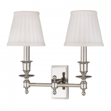 Hudson Valley Orange 6802-PN - 2 LIGHT WALL SCONCE