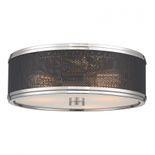 Hudson Valley Orange 6814-PN - 3 LIGHT SEMI FLUSH