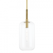 Hudson Valley Orange 6911-AGB - 1 LIGHT LARGE PENDANT
