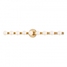 Hudson Valley Orange 7009-AGB - 9 LIGHT WALL SCONCE