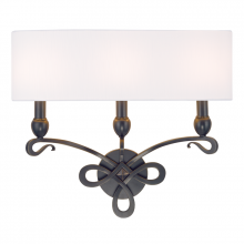 Hudson Valley Orange 7213-OB - 3 LIGHT WALL SCONCE