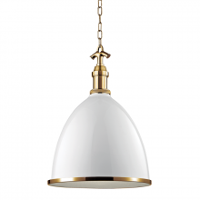 Hudson Valley Orange 7718-WAGB - 1 LIGHT LARGE PENDANT