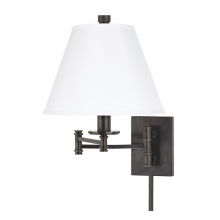 Hudson Valley Orange 7721-OB-WS - 1 LIGHT WALL SCONCE WITH PLUG w/WHITE SHADE