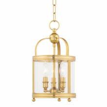 Hudson Valley Orange 7809-AGB - 3 LIGHT PENDANT