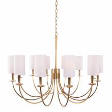 Hudson Valley Orange 8032-AGB - 12 LIGHT CHANDELIER