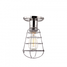 Hudson Valley Orange 8100-PN-WG - 1 LIGHT SEMI FLUSH