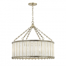 Hudson Valley Orange 8125-AGB - 8 LIGHT PENDANT