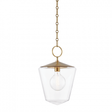 Hudson Valley Orange 8312-AGB - 1 LIGHT LARGE PENDANT