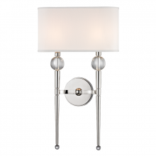 Hudson Valley Orange 8422-PN - 2 LIGHT WALL SCONCE