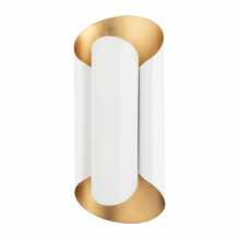Hudson Valley Orange 8500-GL/WH - 2 LIGHT WALL SCONCE