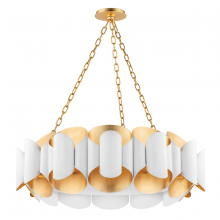 Hudson Valley Orange 8534-GL/WH - 12 LIGHT CHANDELIER