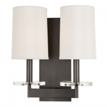 Hudson Valley Orange 8802-OB - 2 LIGHT WALL SCONCE