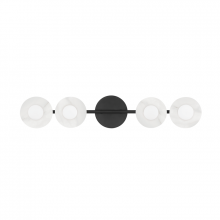 Hudson Valley Orange 9204-OB - 4 LIGHT BATH BRACKET