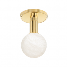 Hudson Valley Orange 9280-AGB - 1 LIGHT FLUSH MOUNT