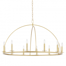 Hudson Valley Orange 9547-AGB - 12 LIGHT CHANDELIER