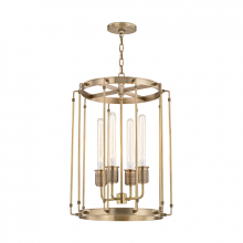 Hudson Valley Orange 9716-AGB - 4 LIGHT PENDANT