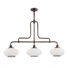 Hudson Valley Orange 9813-OB - 3 LIGHT ISLAND