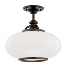 Hudson Valley Orange 9815F-OB - 1 LIGHT SEMI FLUSH