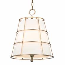Hudson Valley Orange 9818-AGB - 3 LIGHT PENDANT