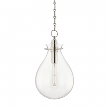 Hudson Valley Orange BKO102-PN - 1 LIGHT MEDIUM PENDANT