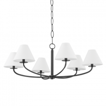 Hudson Valley Orange BKO901-OB - 6 LIGHT CHANDELIER