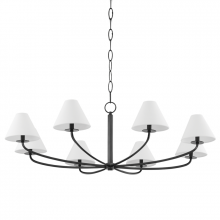 Hudson Valley Orange BKO902-OB - 8 LIGHT CHANDELIER