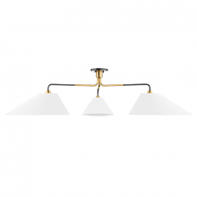 Hudson Valley Orange KBS1751803-AOB - 3 LIGHT CHANDELIER