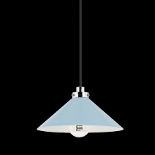 Hudson Valley Orange MDS1401-PN/BB - 1 LIGHT PENDANT